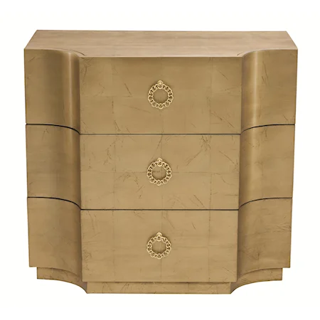 3 Drawer Chest with Contoured Front